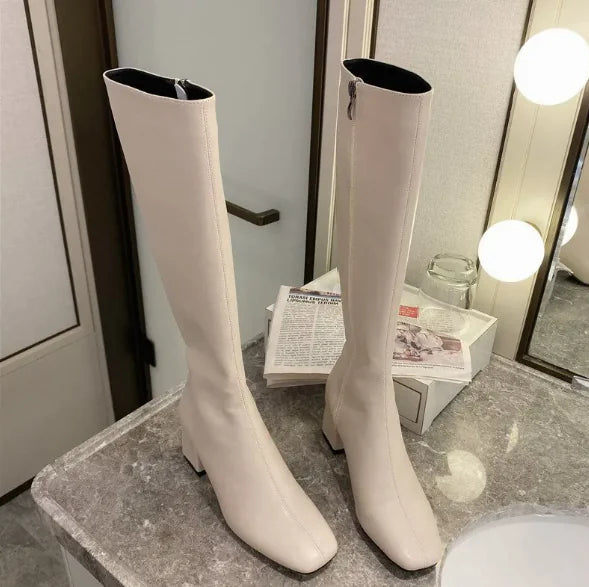 British Style Martin Leather Boots - The Snow Owls