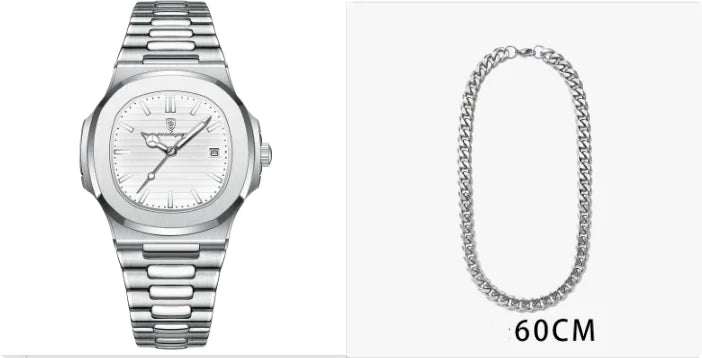 Waterproof Men's Quartz Watch - The Snow Owls