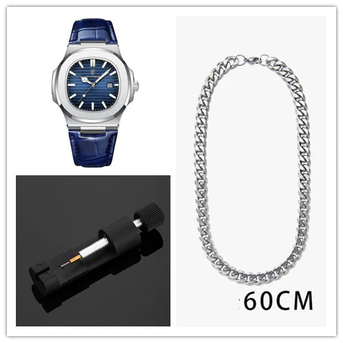Waterproof Men's Quartz Watch - The Snow Owls