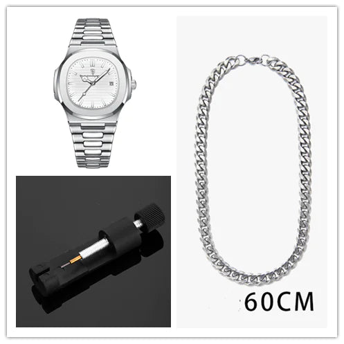 Waterproof Men's Quartz Watch - The Snow Owls