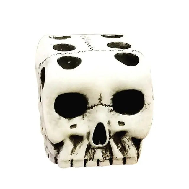 1PC 6-Sided Skull Dice - The Snow Owls