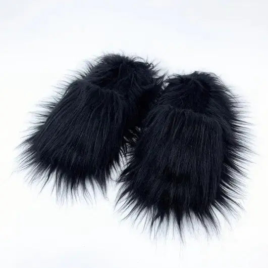 Sheep Long Hair Woolen Slipper - The Snow Owls