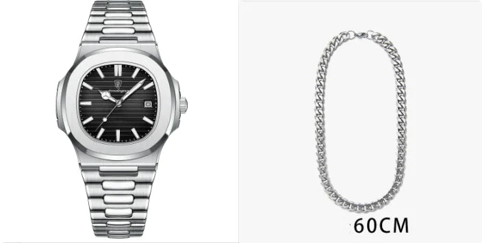 Waterproof Men's Quartz Watch - The Snow Owls