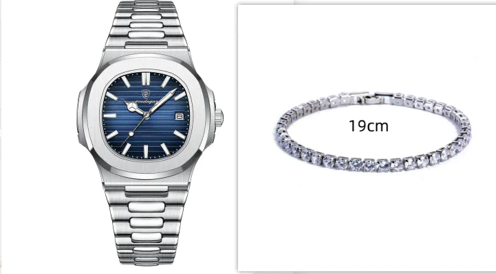 Waterproof Men's Quartz Watch - The Snow Owls