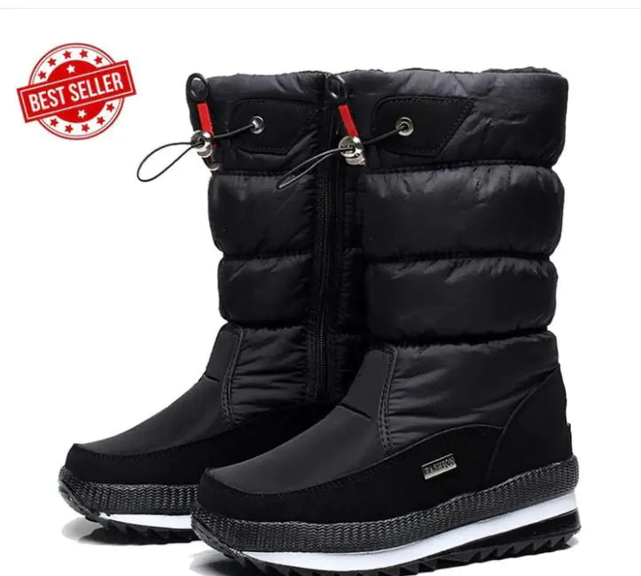 Thick waterproof and anti-ski boots for Winter - The Snow Owls