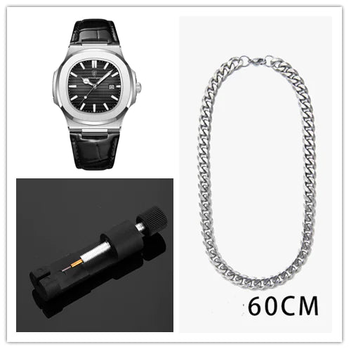 Waterproof Men's Quartz Watch - The Snow Owls