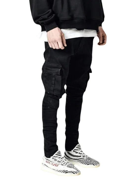 Skinny Jeans With Side Pockets And Feet For Men - The Snow Owls