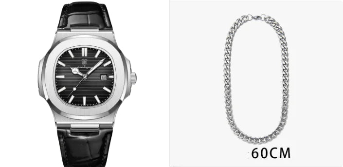 Waterproof Men's Quartz Watch - The Snow Owls