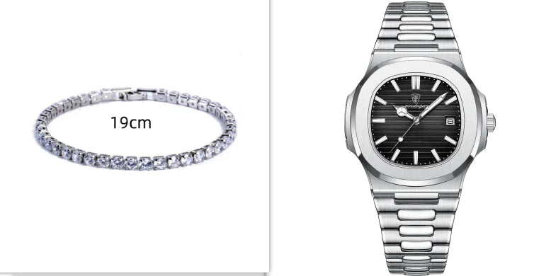 Waterproof Men's Quartz Watch - The Snow Owls