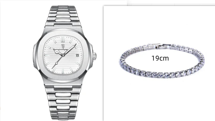 Waterproof Men's Quartz Watch - The Snow Owls