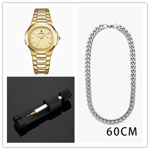 Waterproof Men's Quartz Watch - The Snow Owls