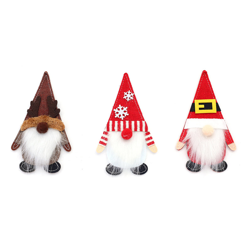 Christmas Knife And Fork Cloth Cover Felt Cloth Home Dining Table Decorations