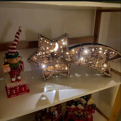 Christmas Ornaments-Wooden Wonder lights