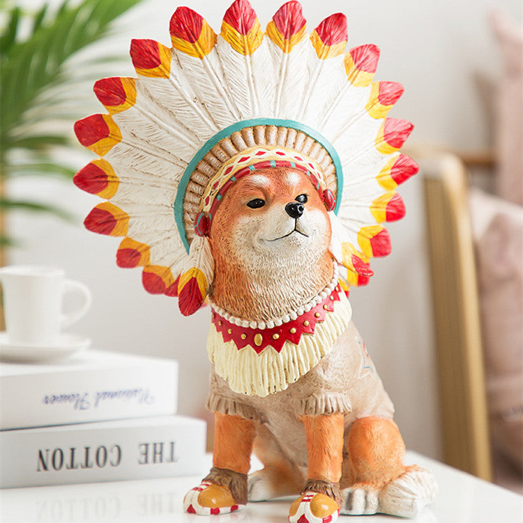 Personalized Decorations Ornaments Squatting Dogs