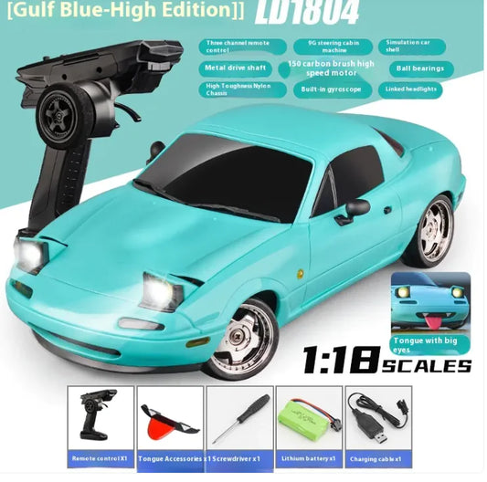 Flip Light Drift Remote Control Car Children's Toy