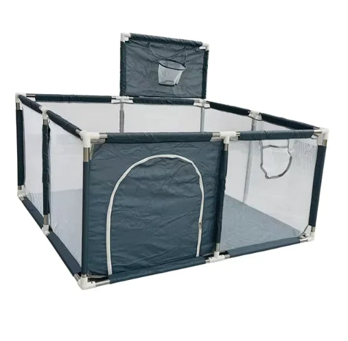 IMBABY Baby Playpen – Safety Barrier with Balls Pool, Basketball & Football for Kids - The Snow Owls