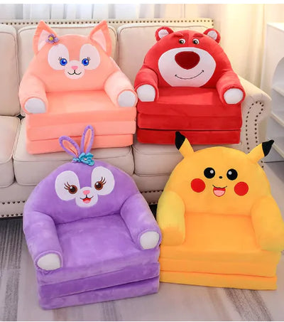 Soft Stuffed Animals Sofa Bed - The Snow Owls