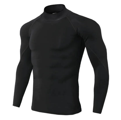 Men's Quick-drying Turtleneck Long Sleeve - The Snow Owls