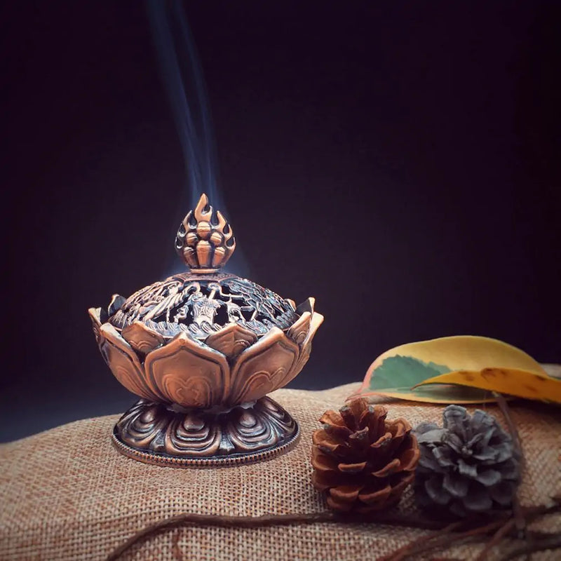 Lotus Flower Incense Burner - The Snow Owls
