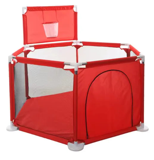 IMBABY Baby Playpen – Safety Barrier with Balls Pool, Basketball & Football for Kids - The Snow Owls