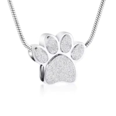 Paw Print Pendant Necklace - The Snow Owls