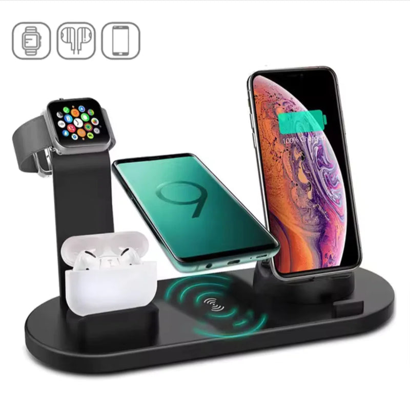 Ultimate 30W 7-in-1 Wireless Charging Station for iPhone, Apple Watch & AirPods – Fast & Convenient! - The Snow Owls