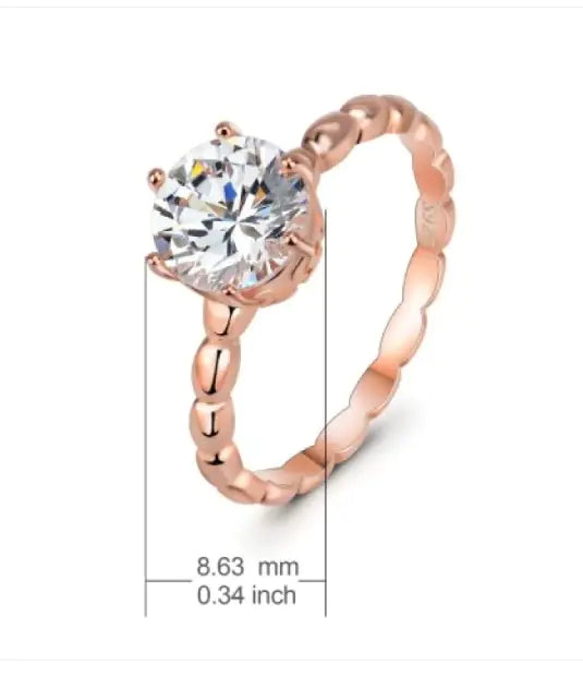 925 Silver Diamond Ring - The Snow Owls