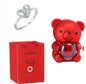 Eternal Rose Teddy Bear Jewelry Box & Necklace