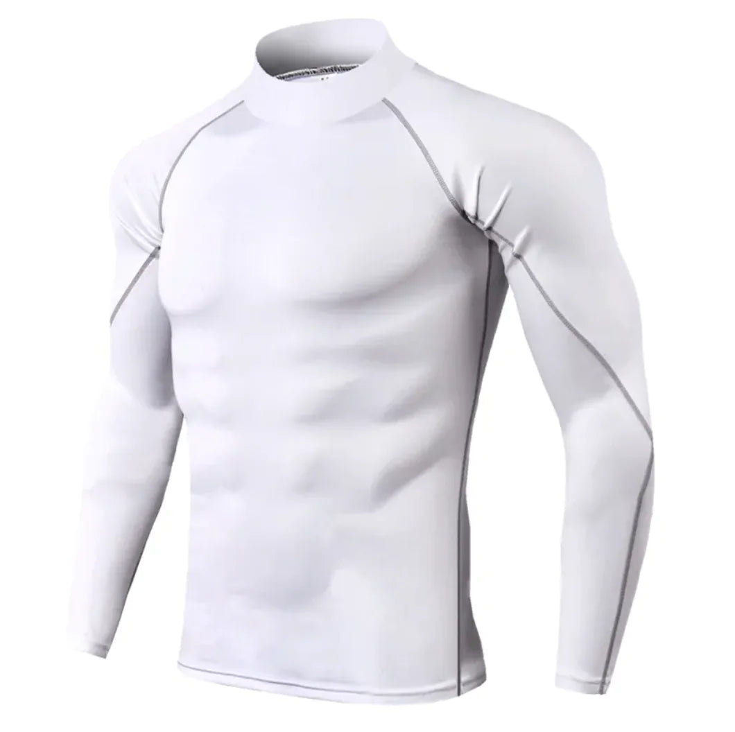 Men's Quick-drying Turtleneck Long Sleeve - The Snow Owls