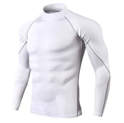 Men's Quick-drying Turtleneck Long Sleeve - The Snow Owls