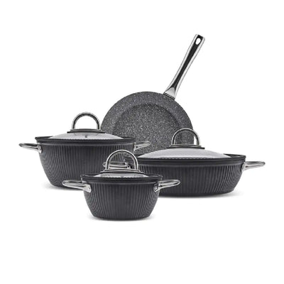 Karaca Biogranit Leona 7 Piece Cookware Set Professional Cookware - The Snow Owls