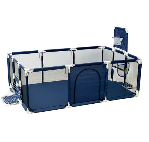 IMBABY Baby Playpen – Safety Barrier with Balls Pool, Basketball & Football for Kids - The Snow Owls