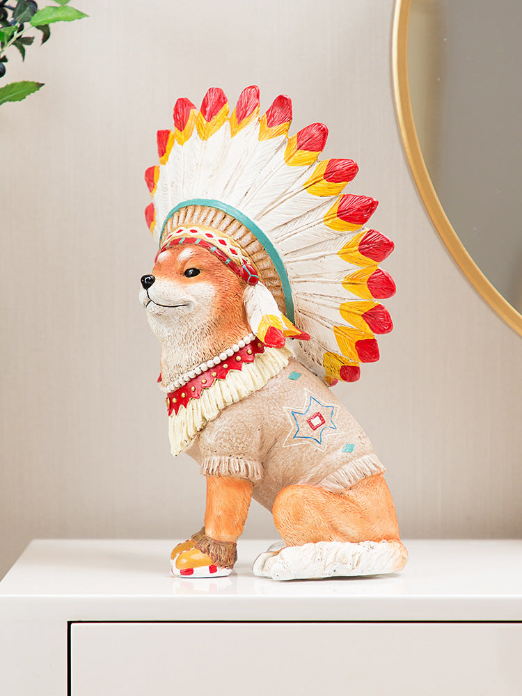 Personalized Decorations Ornaments Squatting Dogs