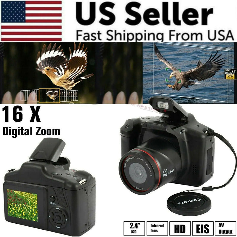Digital Camera 3.0 Inch TFT LCD Screen 16X Zoom HD 16MP 1080P Anti-Shake Mic US - The Snow Owls