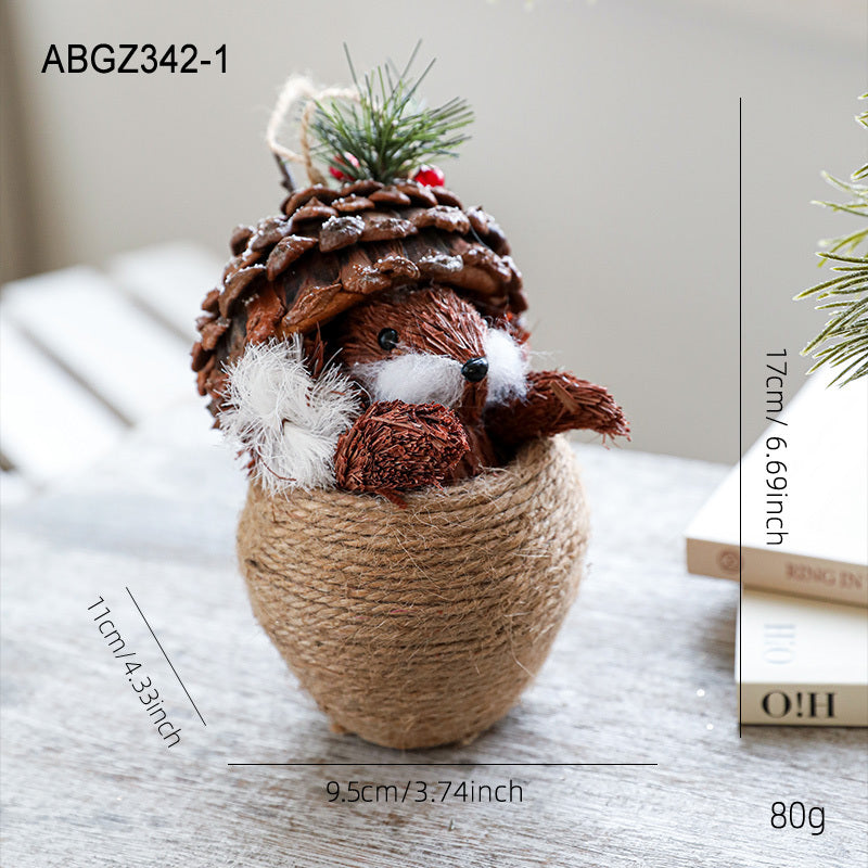 New Christmas Decorations Simulation Squirrel