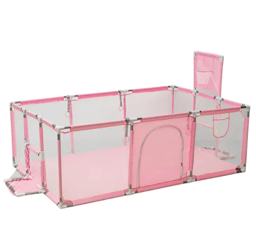 IMBABY Baby Playpen – Safety Barrier with Balls Pool, Basketball & Football for Kids - The Snow Owls