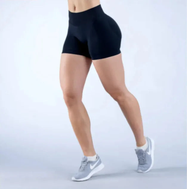 FlexFlow Seamless Yoga Shorts - The Snow Owls