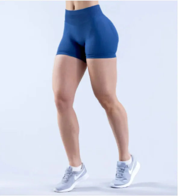 FlexFlow Seamless Yoga Shorts - The Snow Owls