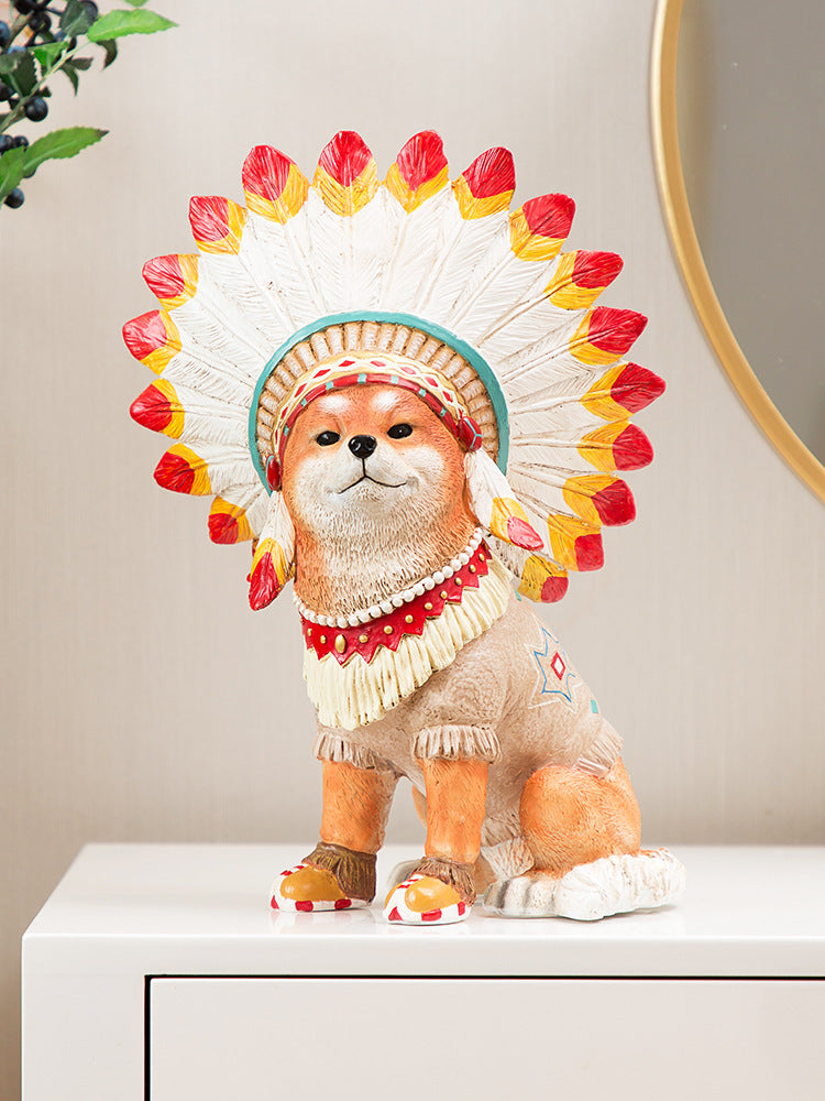 Personalized Decorations Ornaments Squatting Dogs