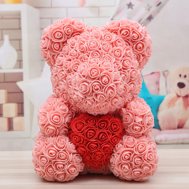 Rose Bear Gift - The Snow Owls