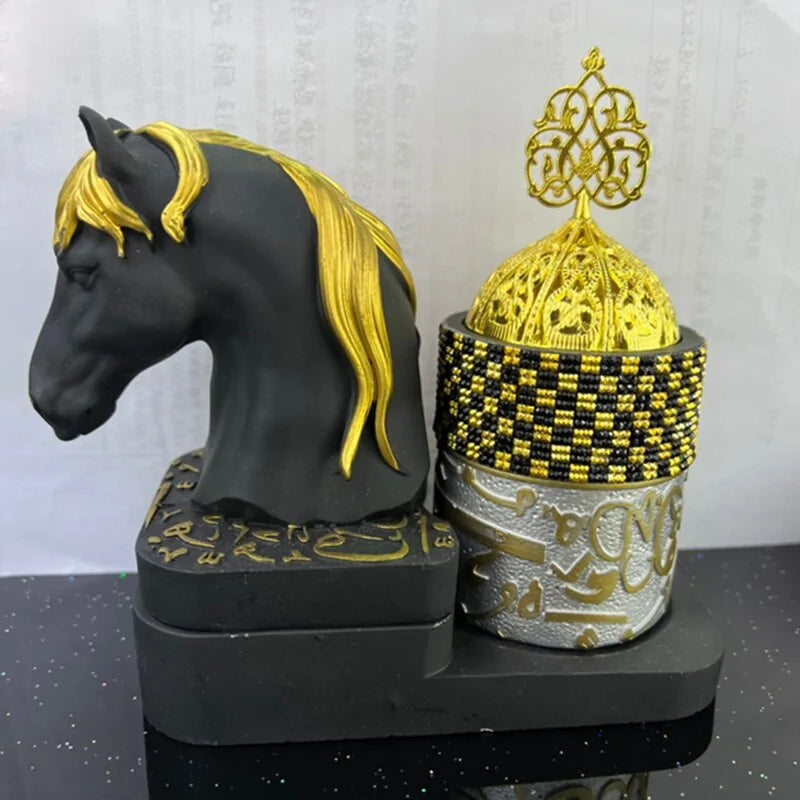 Resin Incense Burner Ceramics - The Snow Owls