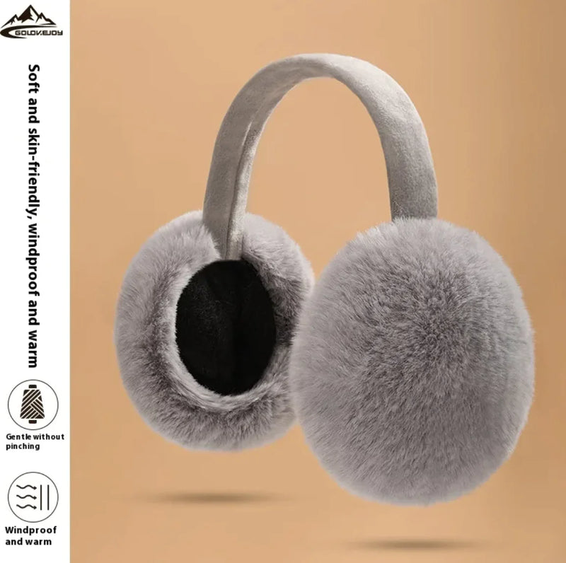 Foldable Plush Warm Earmuffs - The Snow Owls