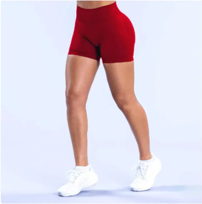FlexFlow Seamless Yoga Shorts - The Snow Owls