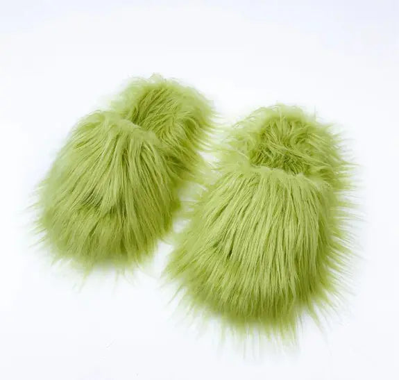 Sheep Long Hair Woolen Slipper