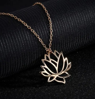Lotus Necklace - The Snow Owls