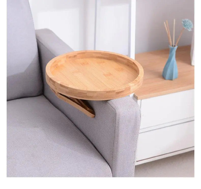 Wooden Sofa Tray - The Snow Owls