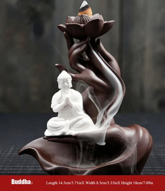 Backflow Incense Burner - The Snow Owls