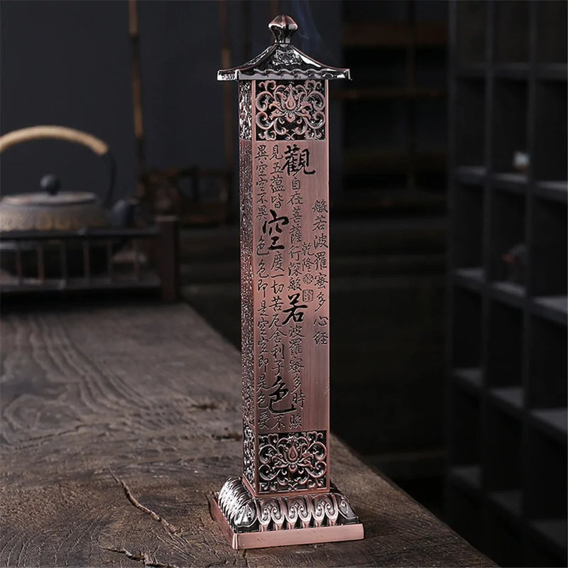 Antique Vertical Indoor Ceremony Incense Stick Censer - The Snow Owls