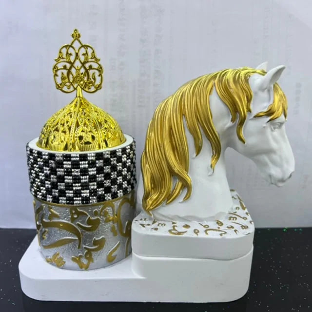 Resin Incense Burner Ceramics - The Snow Owls