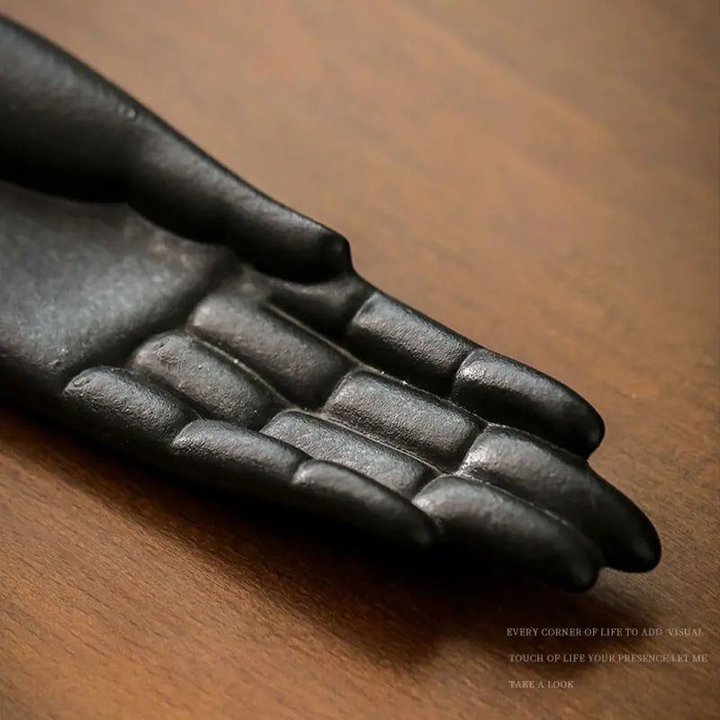 Incense Stick Holder Sculpture - The Snow Owls